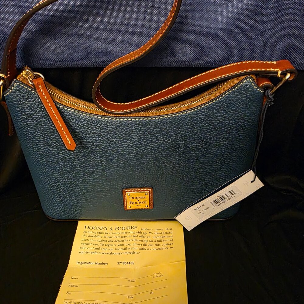 Dooney & Bourke Pebble Grain Baguette Handbag and Continental Clutch **Bundle** - Picture 10 of 14